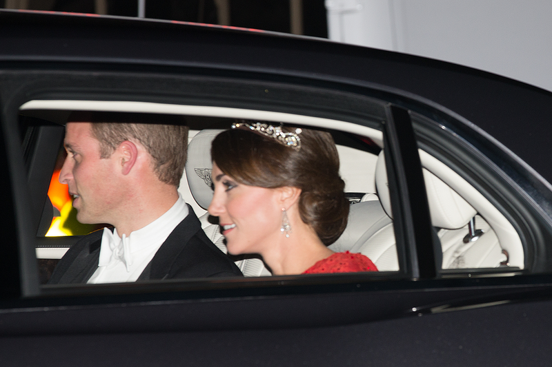 Kate Middleton in the “Lotus Flower” tiara.